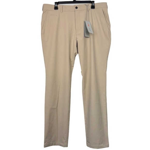 KJUS Other - NEW KJUS Ike Pants Mens 54 XL 36x33 Khaki Technical Stretch Golf Trousers Beige